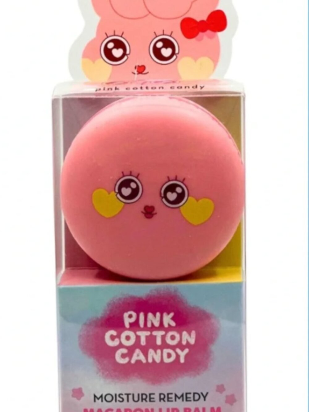 The Crème Shop Pink Cotton Candy Macaron Lip Balm